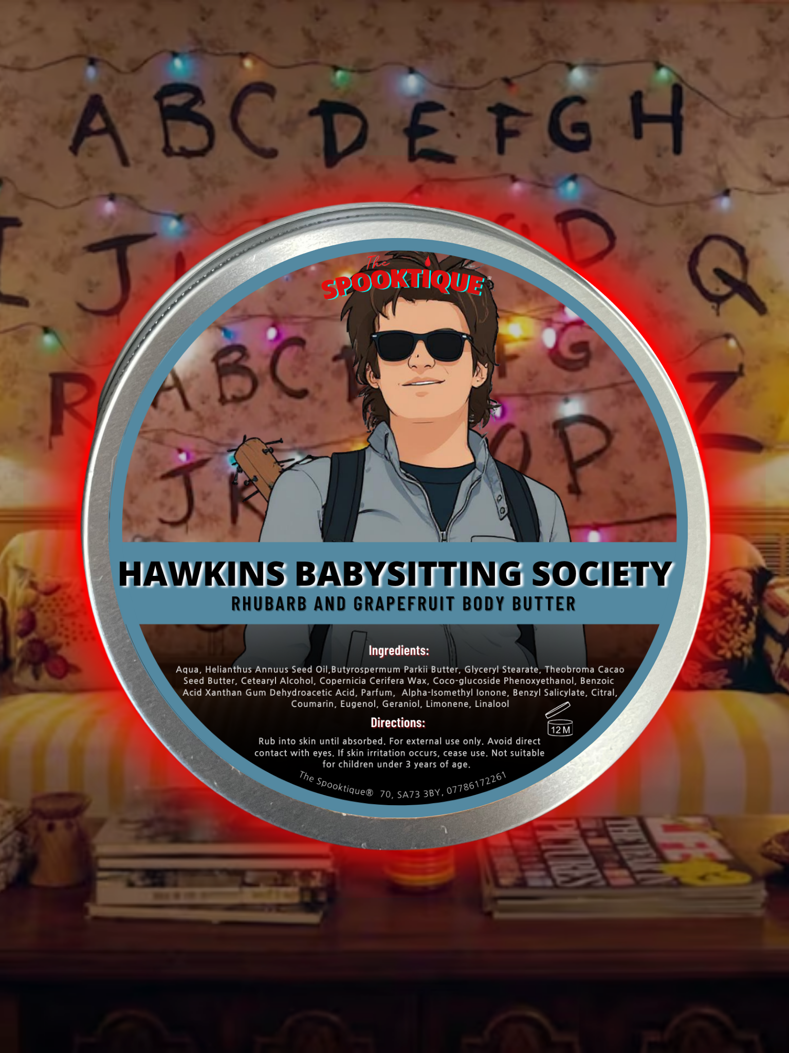 Hawkins Babysitting Society Body Butter - Rhubarb & Grapefruit