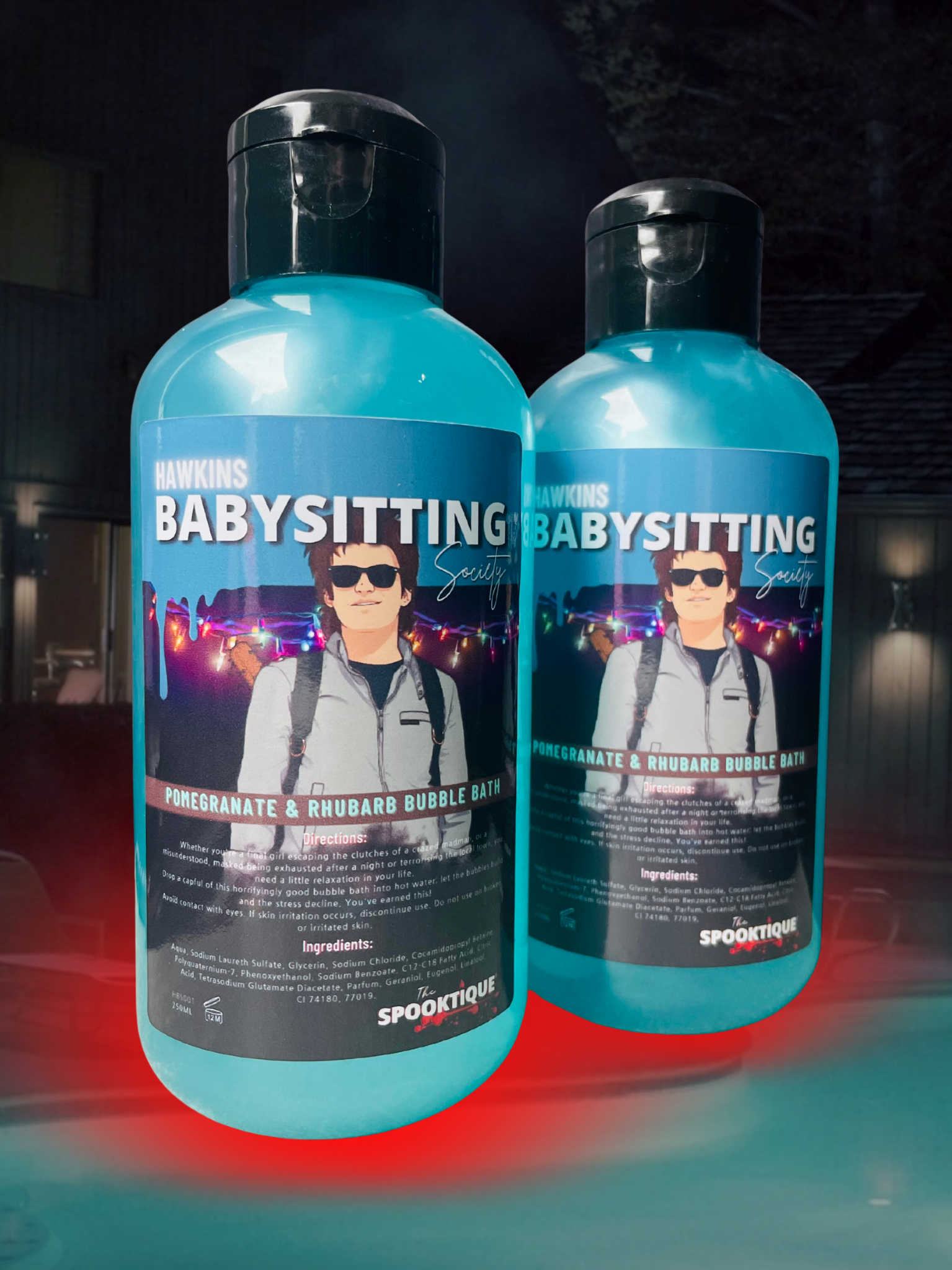 Hawkins Babysitting Society Bubble Bath - Pomegranate & Rhubarb