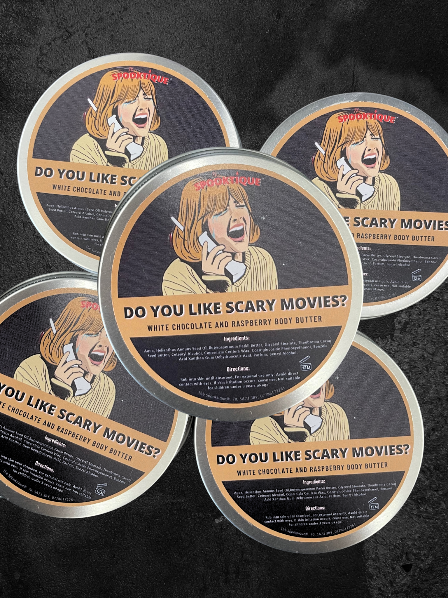 Do You Like Scary Movies? Body Butter - White Chocolate and Raspberry