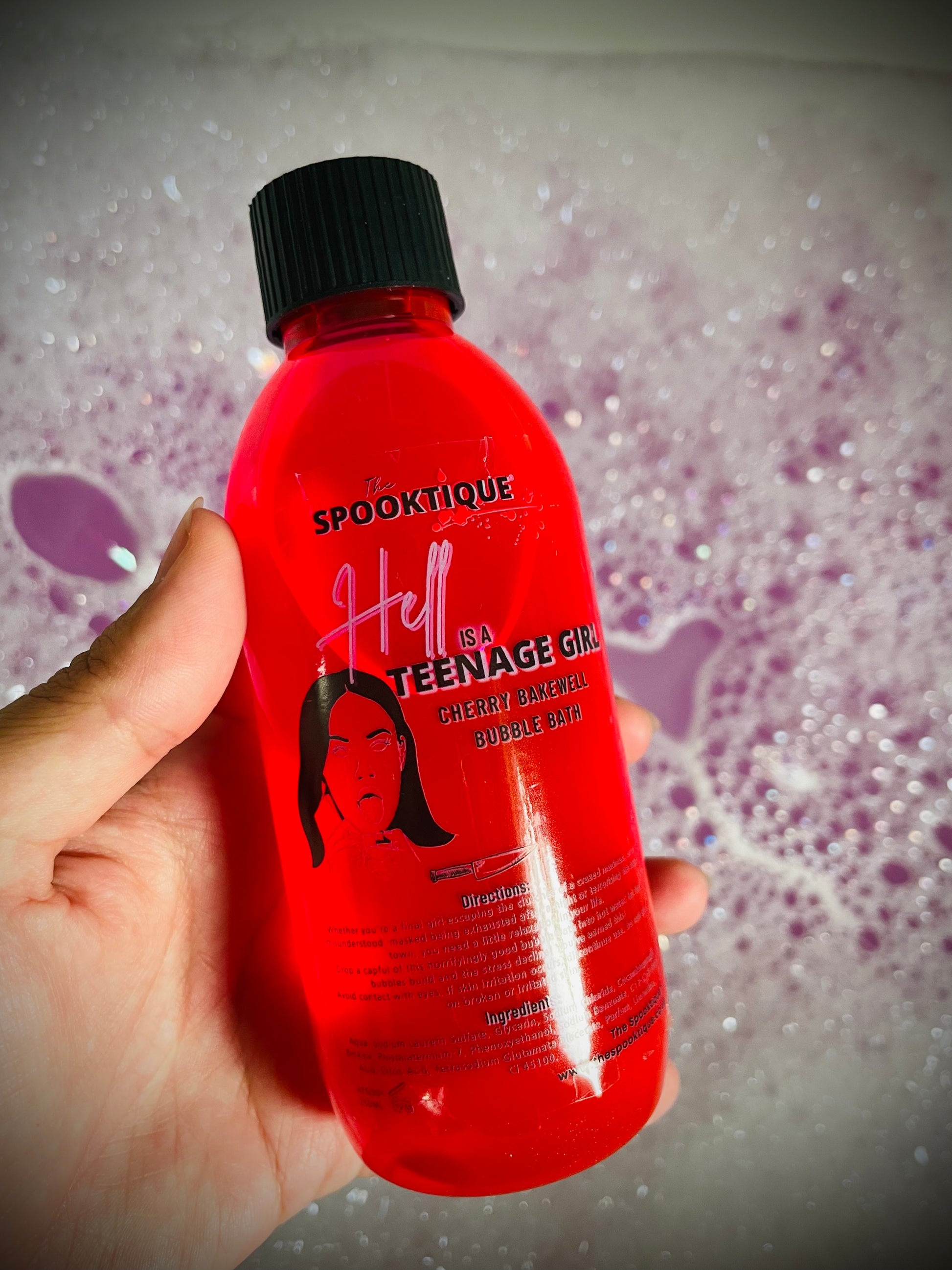 Hell is a Teenage Girl Bubble Bath - Cherry Bakewell