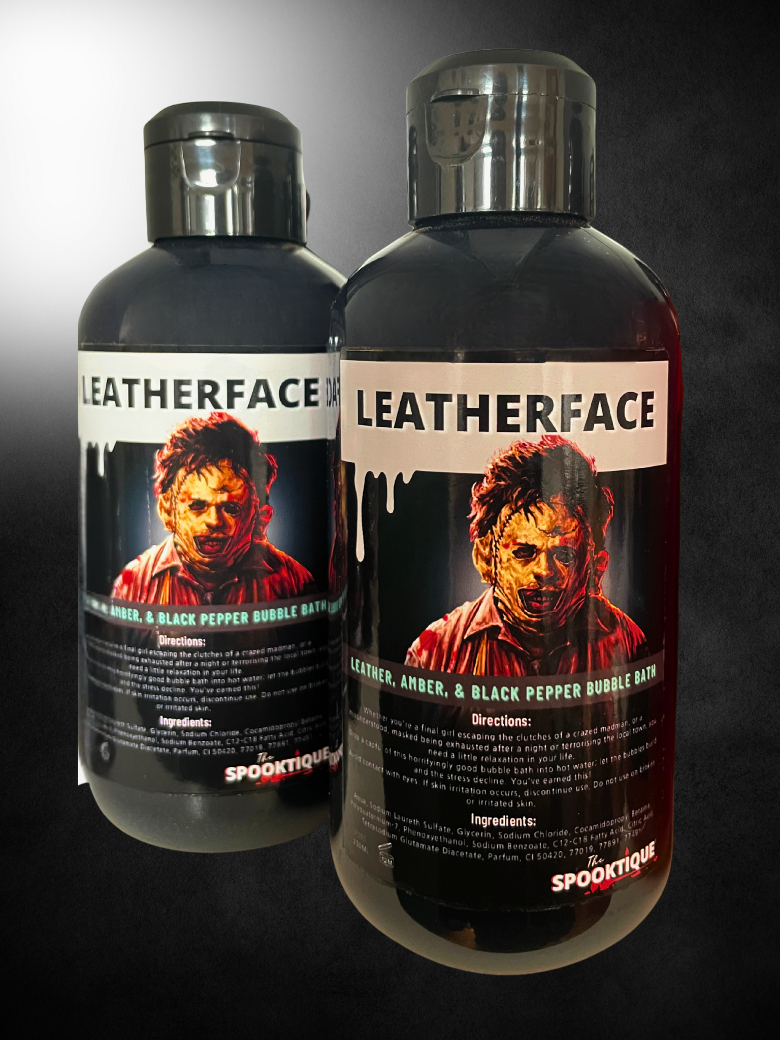 Leatherface Bubble Bath - Leather, Amber, & Black Pepper