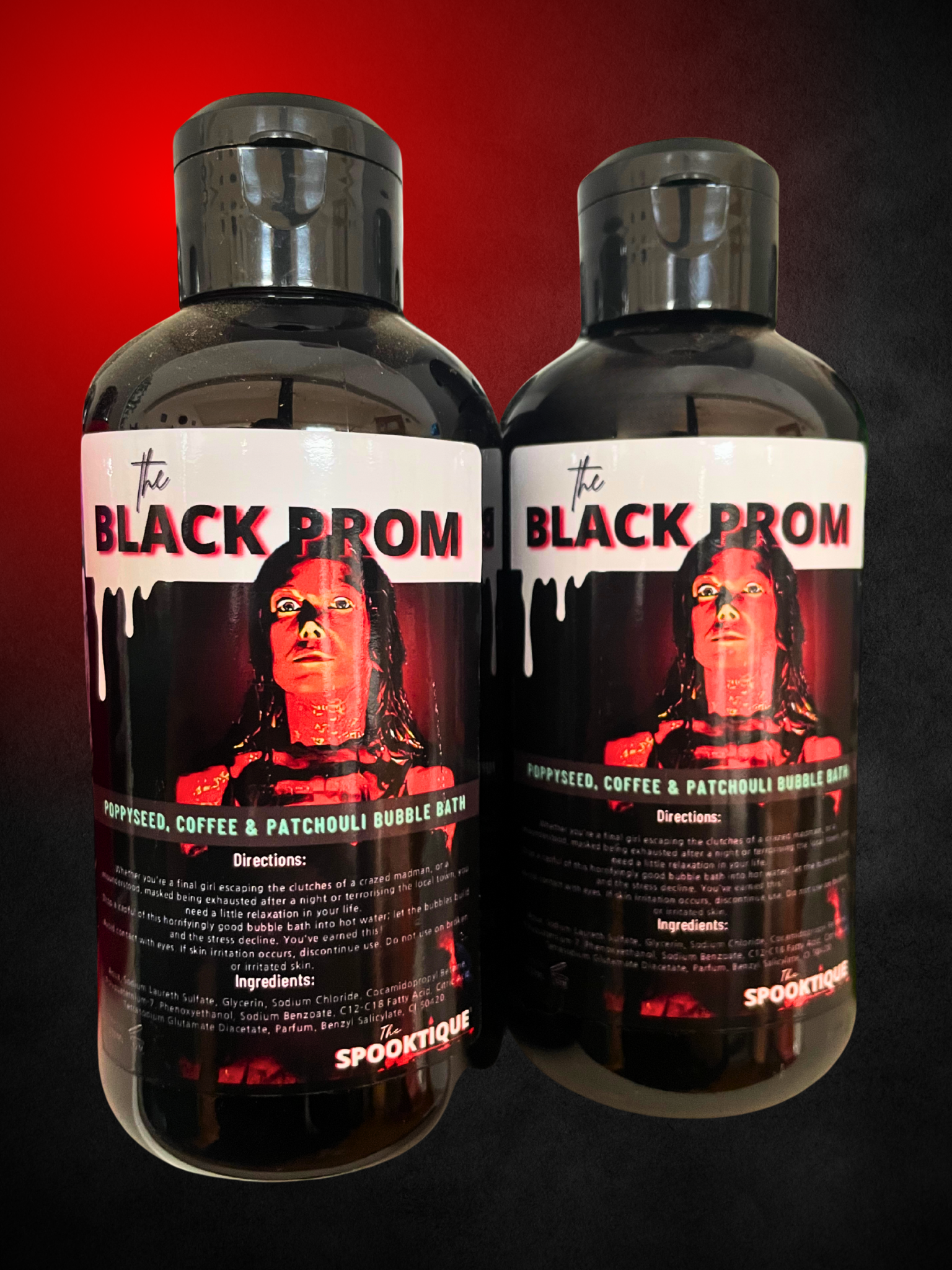 The Black Prom Bubble Bath - Poppy Seed, Coffee, & Patchouli