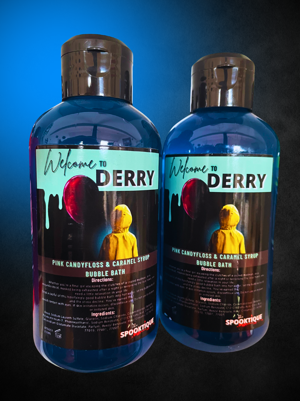 Welcome to Derry Bubble Bath - Raspberry Candy Floss & Caramel Syrup