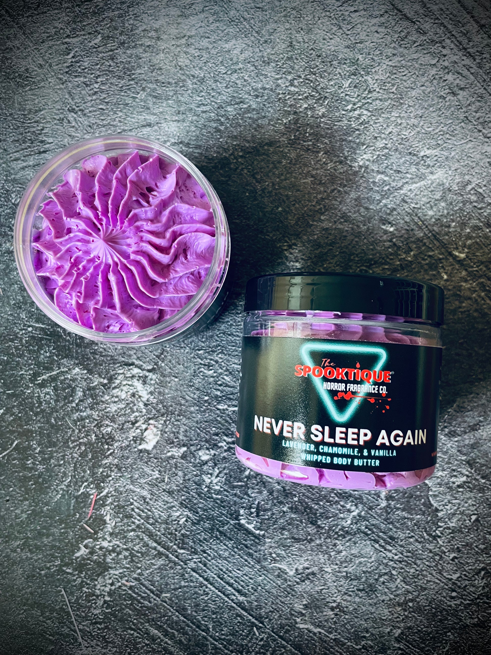 Never Sleep Again - Lavender, Chamomile, & Vanilla Whipped Body Butter